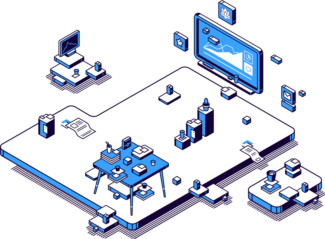 Tech consulting hero visual